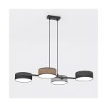Emibig Pendant Drumz Steel Black | Suitable for 4x E14 - Max 10W