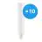 Multipack 10x Osram Dulux-D LED 9W - 830 Warm White | 2-Pin - Replaces 26W
