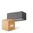 Multipack 4x D'Lite Wall Light Bello Black Up & Down 12W 850lm - 830 Warm White| IP54