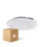 Multipack 6x LED Downlight Pan 18W 1440lm 830 Warm White | 177mm - Cutout 150mm